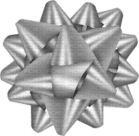 Gift.Bow.Silver - PNG gratuit