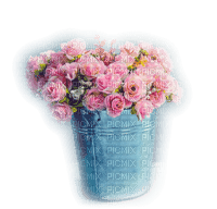 Rosen im Eimer - gratis png