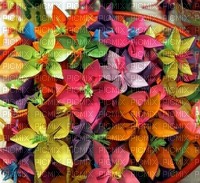 fleur multicolor - 免费PNG