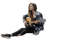 Frau mit Gitarre - безплатен png