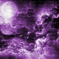 Y.A.M._Fantasy Landscape moon background purple