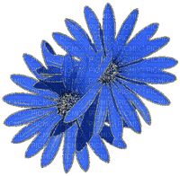 Blue flower.Fleurs.deco.Victoriabea - Free PNG