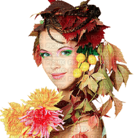 autumn woman  femme automne 🍁🍂👩‍🦰 - PNG gratuit