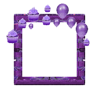Small Purple Frame - GIF animado gratis