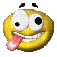 smiley fun face yellow  deco  tube  animation gif anime animated - Gratis geanimeerde GIF