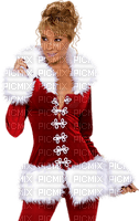 kvinna-jul-röd-minou52 - png gratis