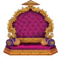 Throne Gold India Background