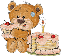 Teddy. Cakes. Birthday. Love. Leila - 免费PNG