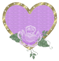 Flower, Flowers, Flower, Flowers, Rose, Roses, Heart, Hearts, Purple - Jitter.Bug.girl - GIF animé gratuit