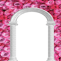 Y.A.M._Vintage Rose Architecture arch - PNG gratuit