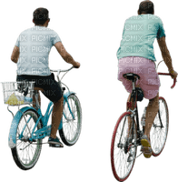 Kaz_Creations Friends On Bike - PNG gratuit