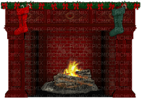 Fireplace Chimney Christmas - darmowe png