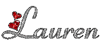 Kaz_Creations Names Lauren Animated - GIF animasi gratis