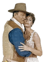Western ( John Wayne et Charlene Holt ) - png gratis