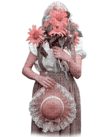 kikkapink pink teal woman spring summer - Free PNG