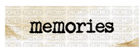 memories text Bb2 - gratis png