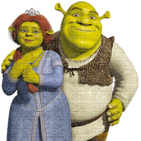 Kaz_Creations Shrek & Fiona - ücretsiz png