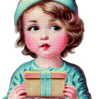 kikkapink vintage child baby christmas winter - png gratis