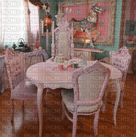 Rena pink Vintage Room Raum Zimmer Hintergrund - Free PNG