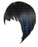 cheveux bleu - PNG gratuit