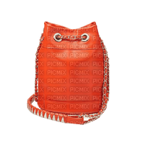 Kaz_Creations Bag-Orange - Free PNG
