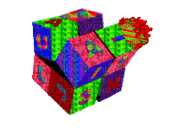 Cube - GIF animasi gratis
