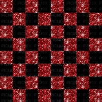 red black glitter checker