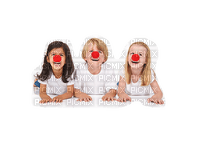 Kaz_Creations Baby Enfant Child Girl Boy Friends Red Nose - PNG gratuit