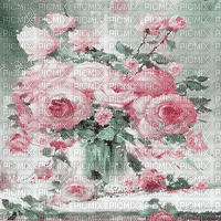 soave background animated vintage vase flowers - Ilmainen animoitu GIF