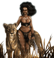 Rena Woman Afrika Löwin Frau - png gratuito