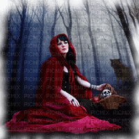 red riding hood  gothic chaperon rouge gothique - png grátis