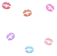 baiser-lèvres-love- lipstick kiss - GIF animé gratuit