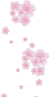 pink flowers deco - PNG gratuit