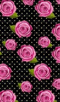 image encre couleur cadre roses fleurs effet à pois printemps  edited by me - Free PNG