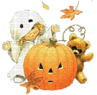 MMarcia gif halloween mignon - Бесплатный анимированный гифка