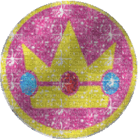 Princess Peach Emblem - GIF animasi gratis