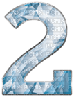 Kaz_Creations Numbers Light Blue Crystal 2 - zdarma png