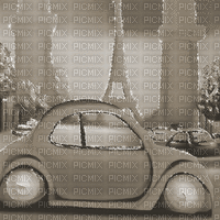 kikkapink paris car animated background - GIF animé gratuit