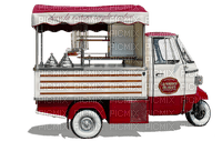 Vintage Ice Cream Car - PNG gratuit