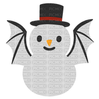 Emoji kitchen snowman bat - zdarma png