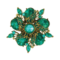 Jewel, Jewels Jewelry, Flower, Flowers, Green, Teal - Jitter.Bug.Girl - png grátis