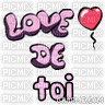 love de toi - 無料png