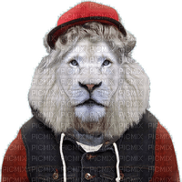 Lion in Human Clothes - gratis png