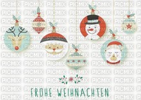 frohe weihnacht - png ฟรี