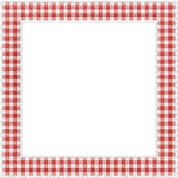 Red Gingham Frame png - фрее пнг