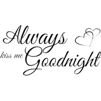 Kaz_Creations Text Always kiss me Goodnight - δωρεάν png