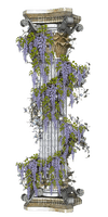 colonne glycines - Free PNG