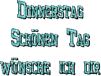 donnerstag - Free animated GIF