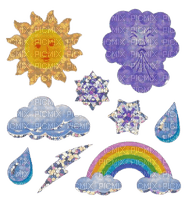Weather stickers