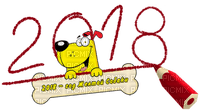 2018г - год желтой Собаки - gratis png
